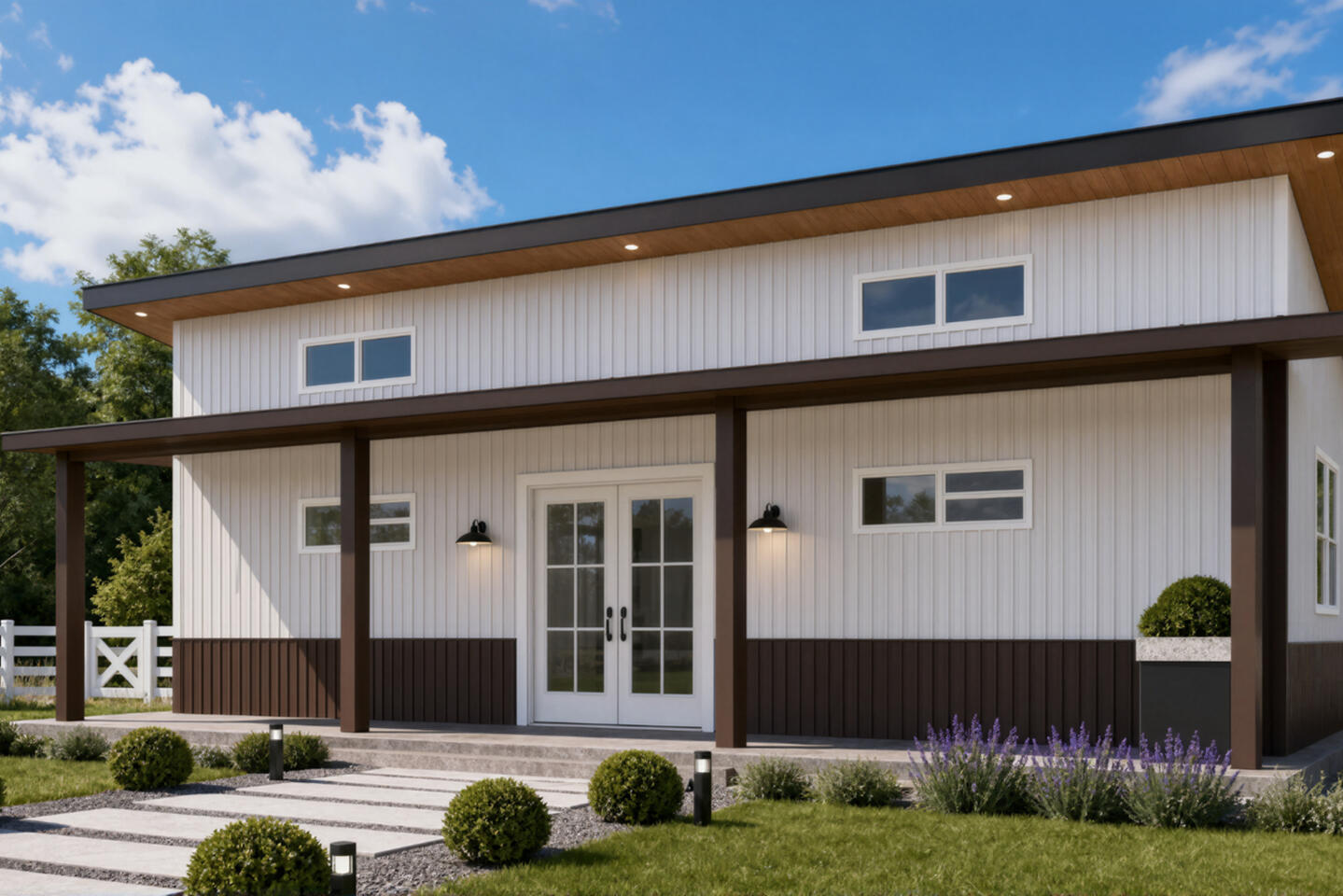 Steel kit home