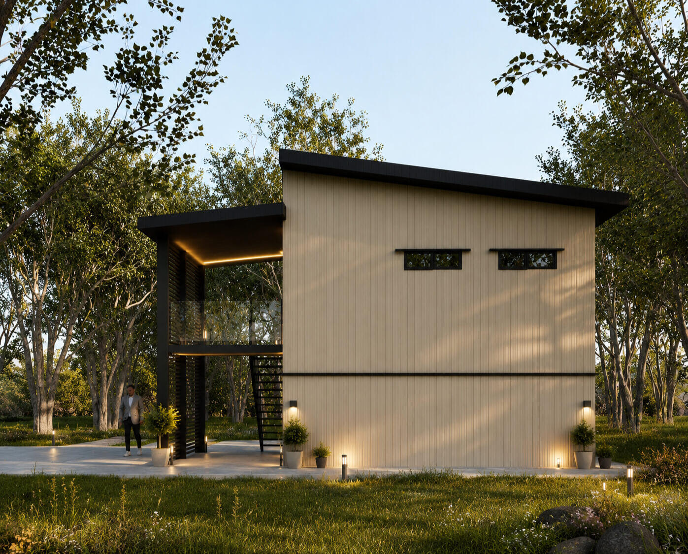 Ganmu Building System 3D Rendering